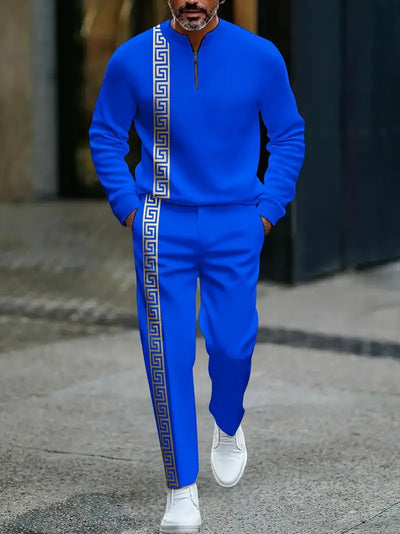 Conjunto Deportivo Casual con Polo Manga Larga y Pantalón - Image 7