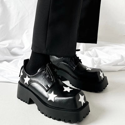 Zapatos de Plataforma con Altura Integrada - Diseño Cuadrado Versátil - Image 20