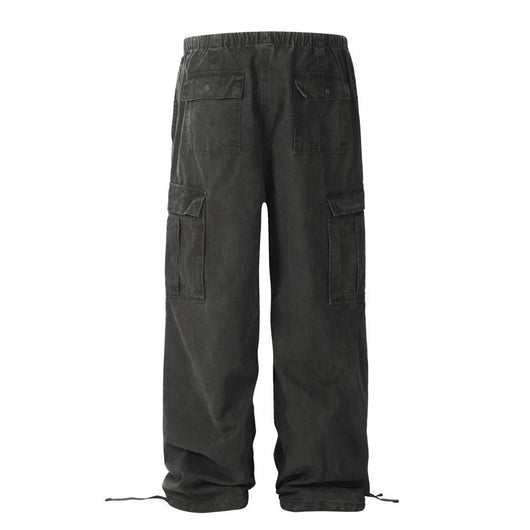 Overol Hombre Moda Contemporánea con Pliegues y Cordón Ajustable - Image 2