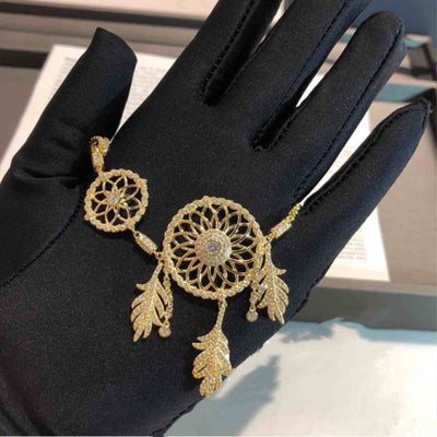 Aretes Largos Atrapasueños con Borlas y Plumas - Collar y Pulsera - Image 14