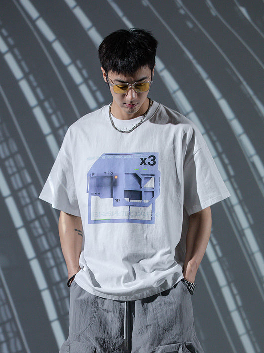 Camiseta Estampada de Algodón con Manga Corta - Image 9