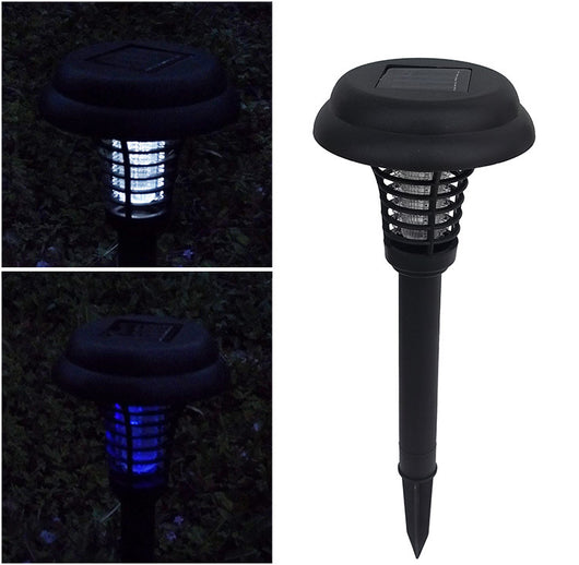 Lámpara Solar Anti-Mosquitos con Trampa UV - Eliminador de Insectos para Jardín - Image 7