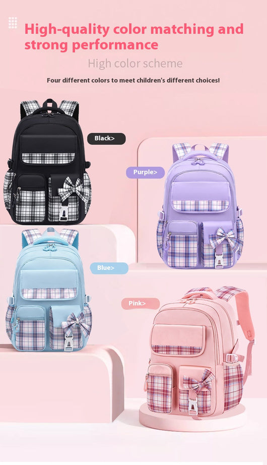 Mochila Infantil Ergonómica de Gran Capacidad con Protección Espinal - Image 23
