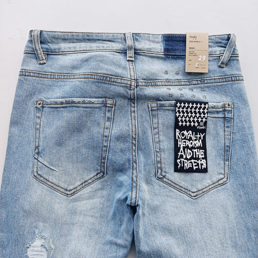 Jeans Ajustados Rotos con Elastano - Casual Moderno para Hombre - Image 20