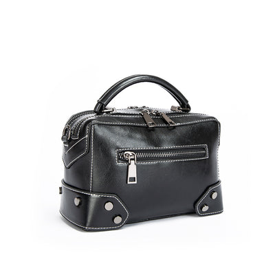 Bolso Mensajero de Cuero para Mujer - Cartera Portátil Elegante - Image 7