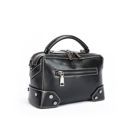 Bolso Mensajero de Cuero para Mujer - Cartera Portátil Elegante - Image 7
