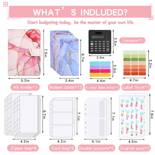 Cuaderno de Cuero PU A6 con Anillas y Calculadora Integrada - Image 15