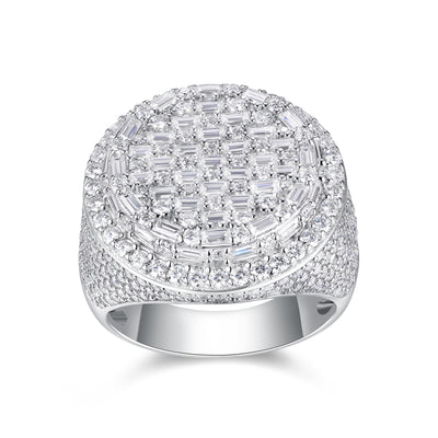 Anillo de Bodas Diamante Moissanita - Conjunto de Anillos Plateado en Plata S925 y Platino - Image 13