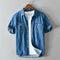 Camisa Chaqueta Denim de Algodón para Hombre - Estilo Verano