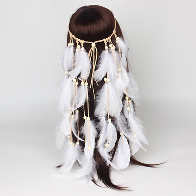 Banda para el Cabello con Plumas - Accesorios Bohemios - Image 4