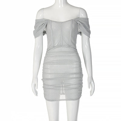 Vestido Ajustado con Hombrera de Manga Única, Diseño Europeo y Americano - Image 14