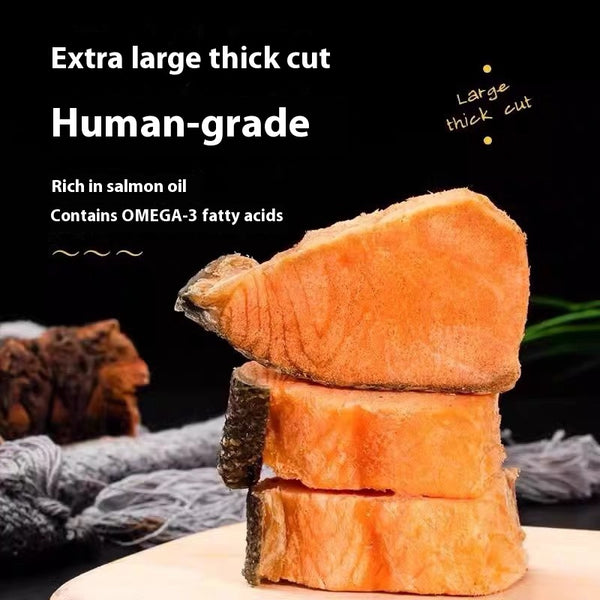 Snack de Salmón Liofilizado para Perros - Bloque Nutritivo