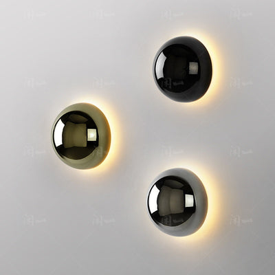 Lámpara Solar de Pared Estilo Nórdico Eclipse para Dormitorio