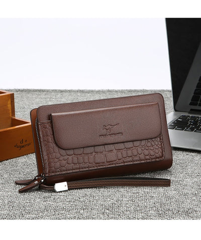 Maletín de Cuero Suave para Hombre con Múltiples Compartimentos - Image 37