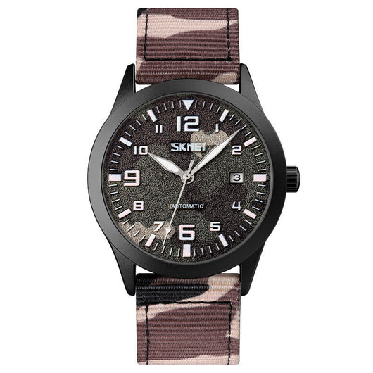 Reloj Automático Mecánico con Correa Táctica Camuflaje - Image 10
