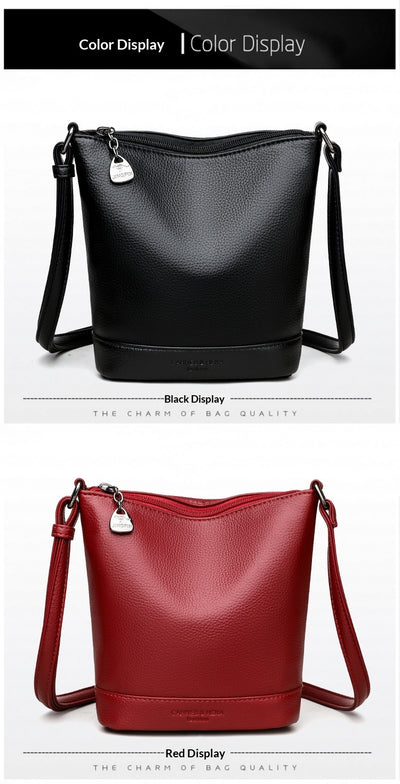 Bolso Crossbody de Cuero Premium para Mamá - Espacioso y Elegante - Image 23