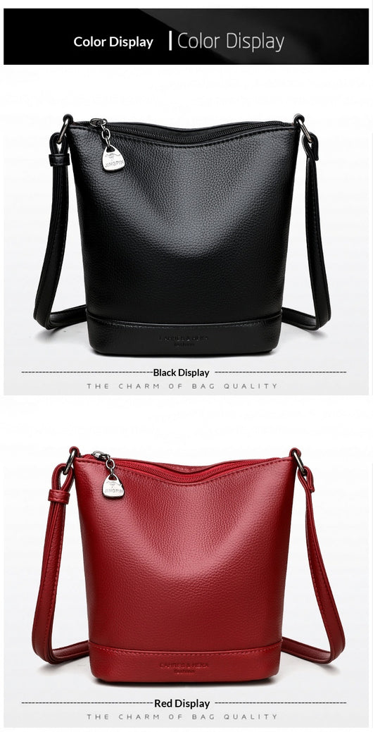 Bolso Crossbody de Cuero Premium para Mamá - Espacioso y Elegante - Image 23