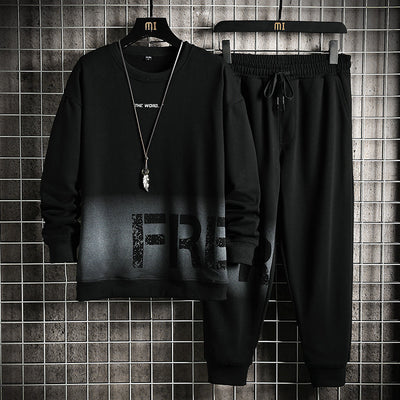 Suéter Casual Estampado Alfabeto Cuello Redondo para Hombre - Image 11