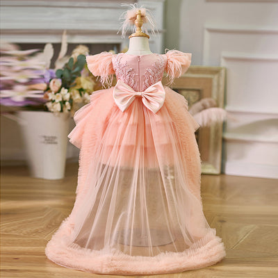 Vestido Infantil de Moda con Volantes Elegantes - Image 14