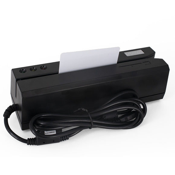 Lector de Tarjetas Magnéticas USB de Tres Pistas