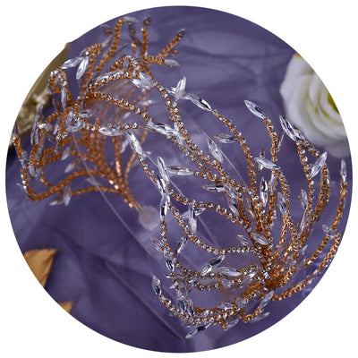 Diadema Nupcial con Cristales Brillantes - Image 7