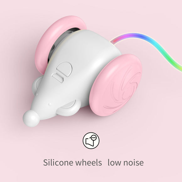 Juguete Interactivo para Gatos con Ratón Luminoso
