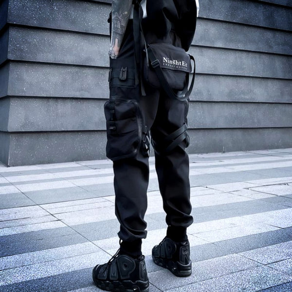 Pantalones Paracaidista Multi Bolsillos Estilo Funcional