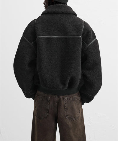 Chaqueta Polar Casual con Solapa para Hombre - Image 14