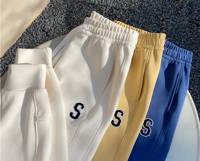 Pantalones Deportivos Cintura Alta Elástica Holgados para Mujer - Image 15