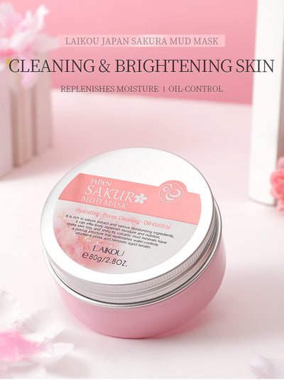 Mascarilla de Barro de Flor de Cerezo Japonés Lai Kou 80g - Hidratante y Nutritiva - Image 10