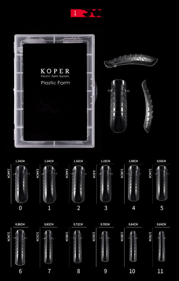 Molde de Uñas Postizas sin Papel de Soporte - Extensión de Acrílico Profesional - Image 5