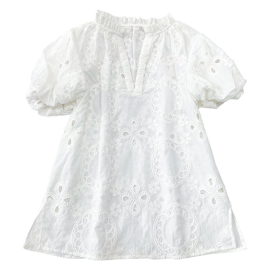 Blusa Francesa Elegante para Mujer - Estilo Festivo - Image 5