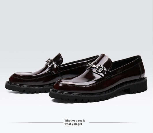 Zapatos Gommino con Hebilla Horse Street en Cuero Japonés Pulido para Hombre - Image 16