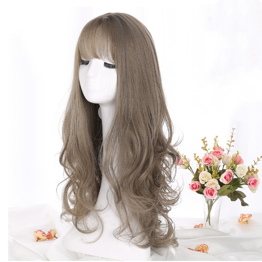 Peluca Ondulada Clip-in U Part Sintética - Extensiones de Cabello Invisible Media Cabeza Rubia y Negra - Image 18