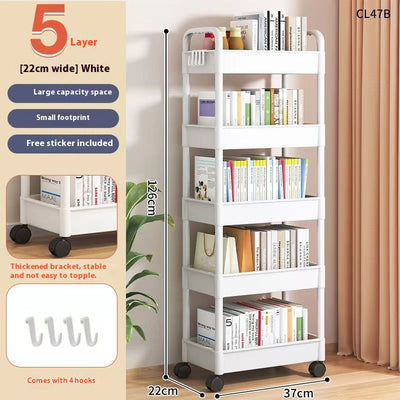 Carrito Organizador Móvil Multiusos de Pisos - Estantería Modular para Dormitorio y Cocina - Image 19