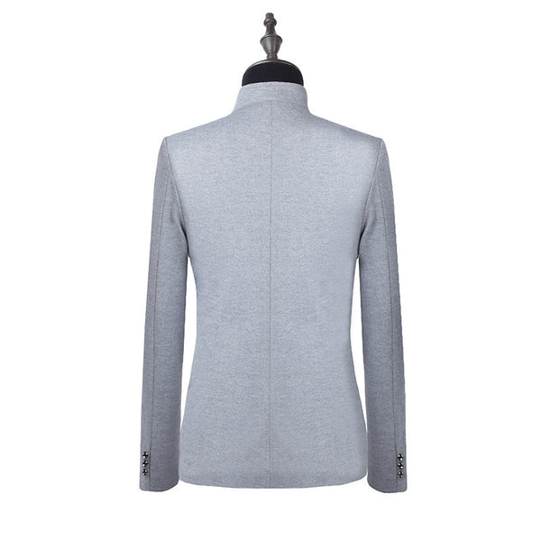 Abrigo Casual Slim Fit de Color Liso para Hombre