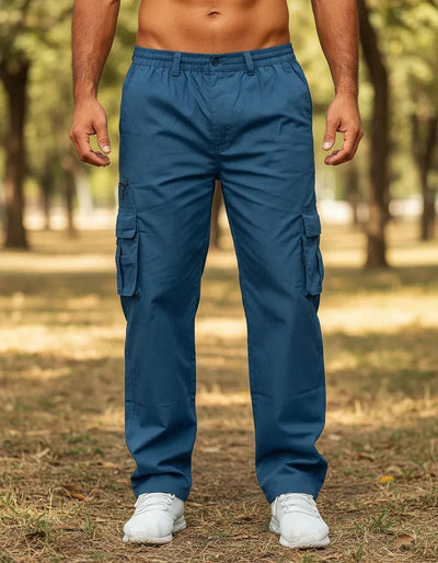 Pantalones Casuales Multibolsillos Hombre - Corte Recto Versátil - Image 12