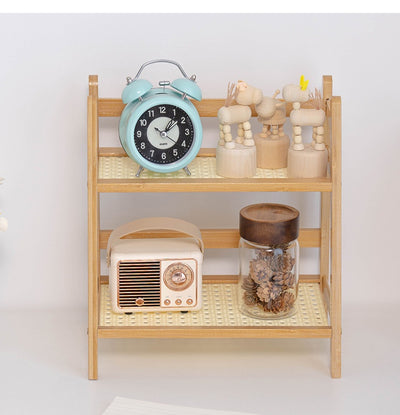 Estantería Bambú Multicapa para Habitación de Huéspedes - Image 11