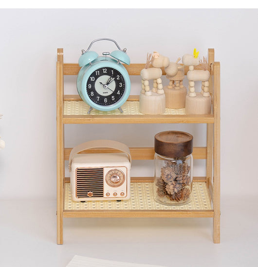 Estantería Bambú Multicapa para Habitación de Huéspedes - Image 11