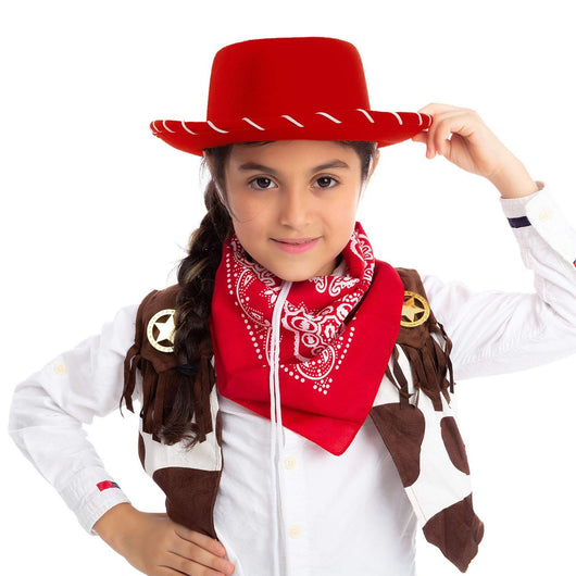 Sombrero Vaquero Infantil de Rafia Marrón con Ala Reforzada - Image 6