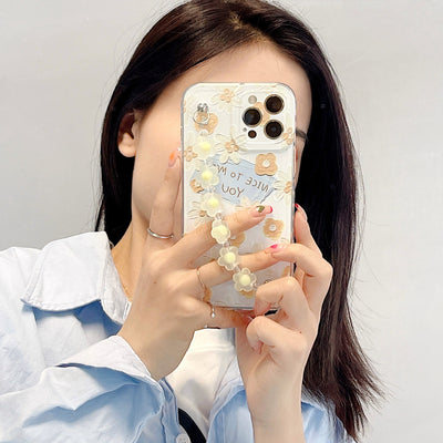 Funda para Celular con Cadena de Flores Amarillas - Image 10