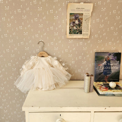 Vestido para Bebé Niña en Algodón con Mangas Puff - Image 13