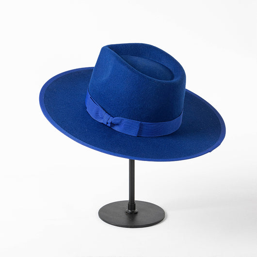 Sombrero de Lana Retro Jazz con Lazo y Corona Elegante - Image 14
