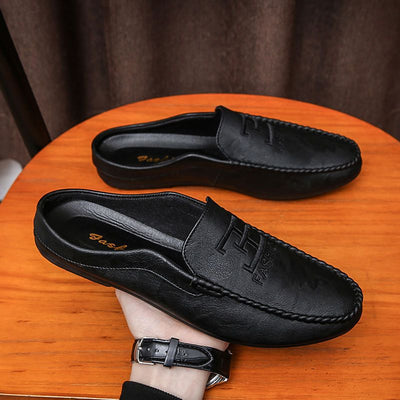 Mocasines Hombre Cuero Cerrados sin Talón - Comodidad Slip-On - Image 10