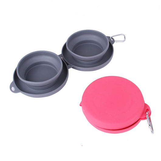 Comedero Doble Plegable de Goma para Mascotas - Perros y Gatos - Image 8