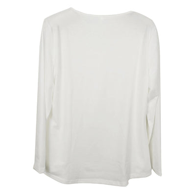 Blusa Plisada Cuello Cuadrado Manga Larga Talla Grande Algodón Imitación - Image 17