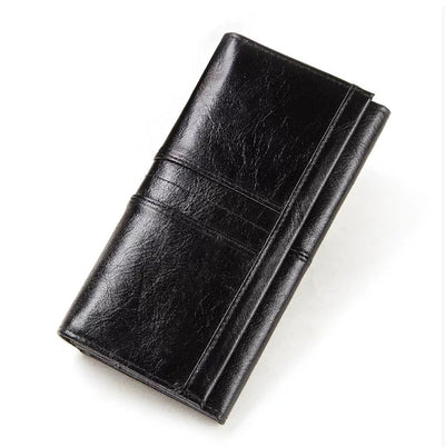 Cartera de Cuero para Mujer con Múltiples Compartimentos de Gran Capacidad - Image 10