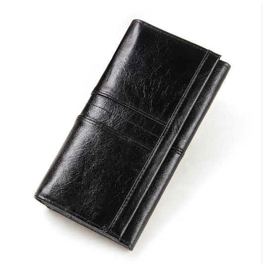 Cartera de Cuero para Mujer con Múltiples Compartimentos de Gran Capacidad - Image 10
