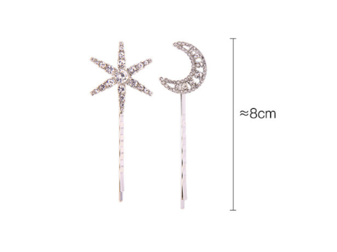 Horquillas de Estrellas y Luna - Accesorios Elegantes para el Cabello - Image 5