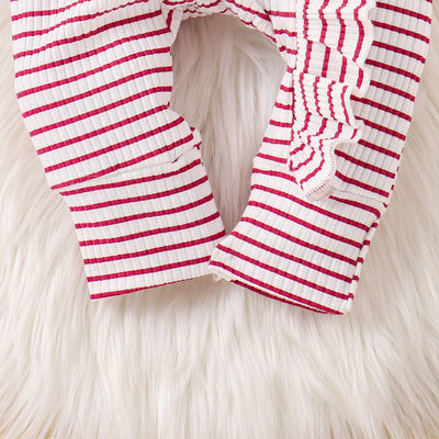 Traje Infantil a Rayas con Volantes y Manga Larga - Image 25